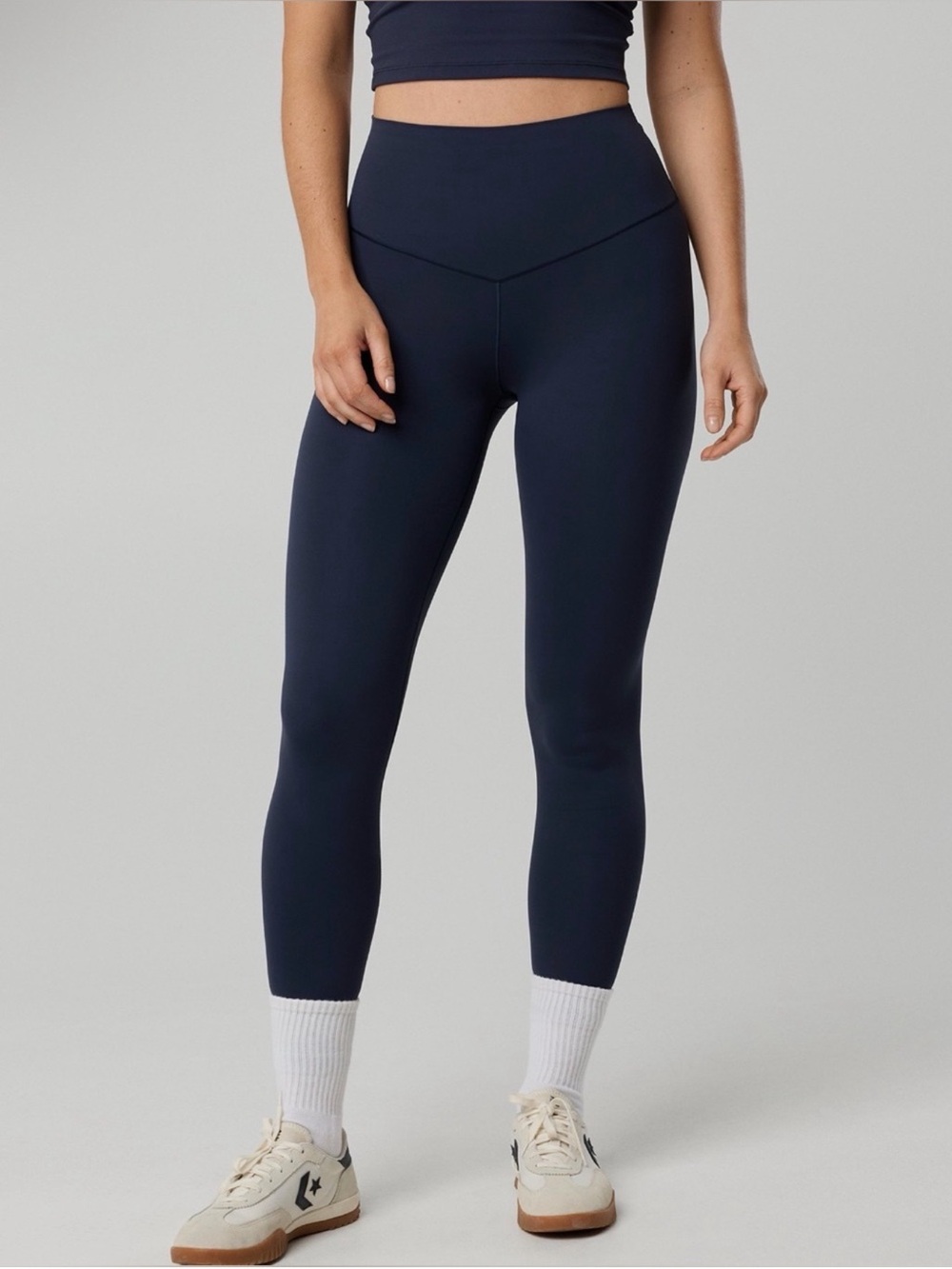 Aerie Offline High Waisted Navy Leggings